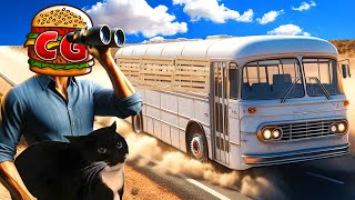 I Built an Armored Bus to Protect My Cats in The Long Drive Mods [upl. by Nosirb90]