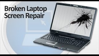 How to replace a laptop cracked screen in under 10 Minutes [upl. by Rett]