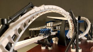 3D Printed Launch Roller Coaster [upl. by Anahcar917]