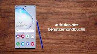 Galaxy Smartphone Aufrufen des Benutzerhandbuchs [upl. by Ylrebmit]