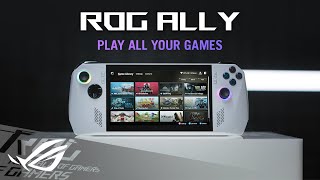 ROG ALLY  ROG’s First Handheld Gaming PC [upl. by Lattimer423]