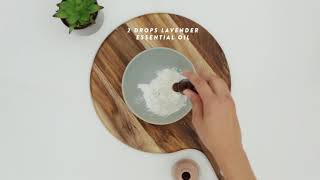 Face Powder Recipe  How To Make DIY Homemade Foundation Powder Arrowroot Powder and Kaolin Clay [upl. by Kinelski]