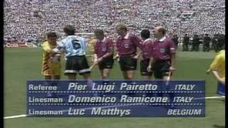 World Cup USA 94  Romania Vs Argentina 32 Part I [upl. by Amedeo698]