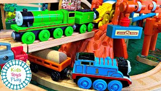 Building a Thomas and Friends Logging Station Track [upl. by Amos]