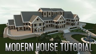 Minecraft Insane Modern House Tutorial Part 1 XboxPC 2015 [upl. by Legin]