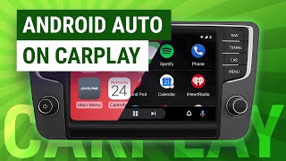 How To Use Android Auto On Your Apple CarPlay Car System Display [upl. by Ingunna]