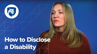 How To Disclose a Disability to An Employer — A Simple Approach [upl. by Yenaj]