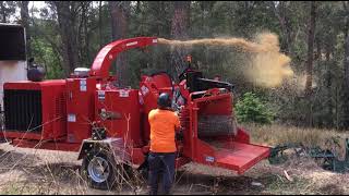 Morbark 2021 Wood Chipper Demo [upl. by Mohammad83]