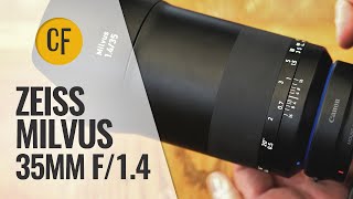 Zeiss Milvus 35mm f14 lens review with samples [upl. by Aekahs]