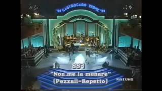 883 a Castrocaro  Non me la menare Live Max Pezzali  Mauro Repetto 1991 [upl. by Roe]