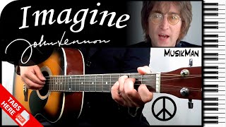 IMAGINE ✌  John Lennon 👓  GUITAR Cover  MusikMan N°157 [upl. by Nob]