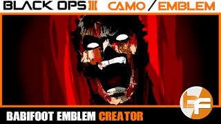 Black Ops 3 Emblem Tutorial 068  Guts Berserk Babifoot [upl. by Akselaw]