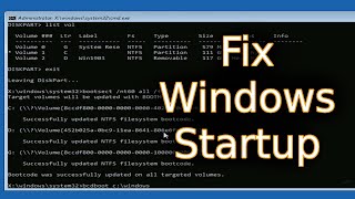 How to Fix Startup Repair in Windows 10  System Reserved [upl. by Namialus]