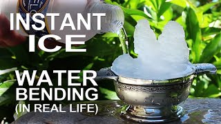 Instant Ice  Waterbending In Real Life [upl. by Adlin]