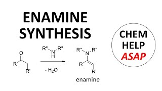 enamine synthesis from secondary amines [upl. by Nahoj536]