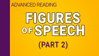 Figures of Speech Part 2 Tropes and Schemes [upl. by Tnahs]