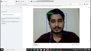 Real time Face emotion detection using streamlit and deeplearning CNN model [upl. by Eulau523]