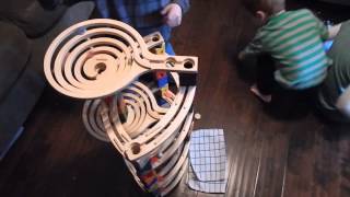 Quadrilla Marble Run by Hape [upl. by Neslund]