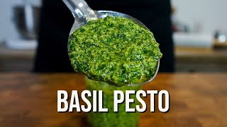 Basil Pesto Recipe  The Easy Pesto Recipe You Need [upl. by Naivart]