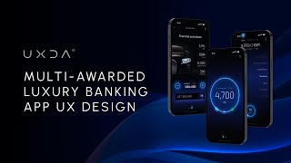 Digital Banking Trends MultiAwarded Luxury Banking App UX Design bu UXDA [upl. by Alemrac]