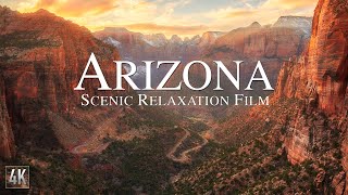 Arizona 4K Relaxation Film  Grand Canyon National Park  Sedona Arizona 4K  Relaxing Music [upl. by Tserof]