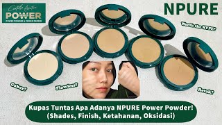 NPURE Power Powder  Review Bedak Padat NPURE All Shades [upl. by Ecarret436]