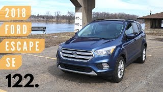 2018 Ford Escape SE  review walk around and test drive  100 rental cars [upl. by Ayanal]