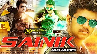 Sainik Returns  South Dubbed Hindi Movie  Vijay Nayanthara [upl. by Ynogoham]