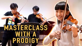 World Class Prodigy Violinist Chloe Chua Gives TwoSet a Violin Lesson [upl. by Niai669]