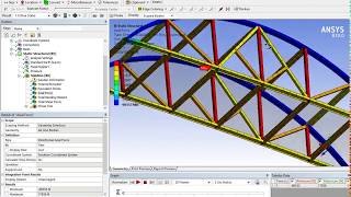 Bridge Finite Element Analysis  Ansys FEM [upl. by Eob]