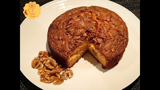 Walnut Cake  Tea Time Cake  Walnut Vanilla Cake [upl. by Eihpos]