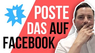 Facebook Post erstellen  Tipps amp Tricks [upl. by Cornwall]