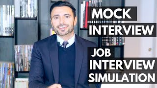 Job Interview Simulation and Training  Mock Interview [upl. by Iman645]