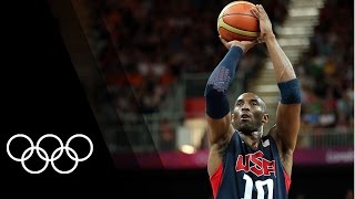 Top 5  Kobe Bryants Basketball Highlights at Olympic Games [upl. by Asor]