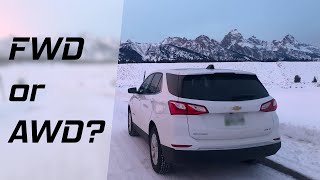 FWD vs AWD in Winter Conditions [upl. by Rolfston659]