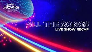 Official Recap  LIVE SHOW  Junior Eurovision Song Contest 2022 [upl. by Melmon]