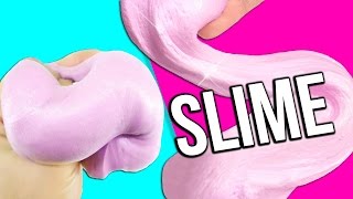 HAZ SLIME ESPONJOSO SIN BORAX  DIY FLUFFY SLIME  Tutoriales Belen [upl. by Lonny942]