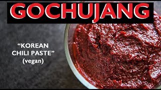 Korean Chili Paste EASY 5 MIN RECIPE How to make Gochujang 고추장 [upl. by Dearr299]