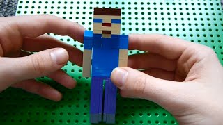 How to Build Lego Minecraft Steve [upl. by Edualc]