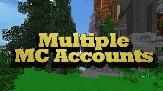 How to have Multiple Minecraft accounts on one Device  2021 Tutorial [upl. by Vigen308]