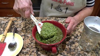 Italian Grandma Makes Fresh Basil Pesto [upl. by Myer984]