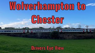 Wolverhampton to Chester  DRIVERS EYE VIEW [upl. by Yenwat]