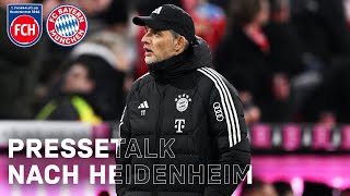 Pressetalk nach FC Heidenheim  FC Bayern  🇩🇪 [upl. by Annatnas]