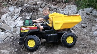 THE TONKA 12V MIGHTY DUMP TRUCK [upl. by Ainer]