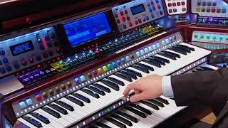 Lowrey Symphony virtual orchestra home organ [upl. by Dragelin]