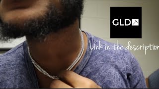 GLD 18quot 3mm ROUND CUT TENNIS NECKLACE UNBOXING [upl. by Nedlog292]