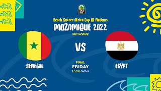 Senegal vs Egypt  BSAFCON2022 Final [upl. by Treblih]