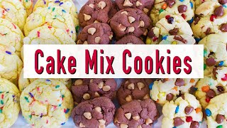 3 Ingredient Cake Mix Cookies [upl. by Vasti]