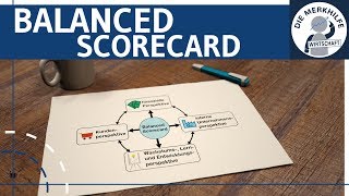 Balanced Scorecard einfach erklärt  Umsetzung von Strategien  Unternehmensführung  Management [upl. by Ollehcram438]