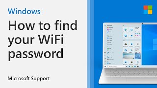 How to find your WiFi password using Windows 10  Microsoft [upl. by Medrek]